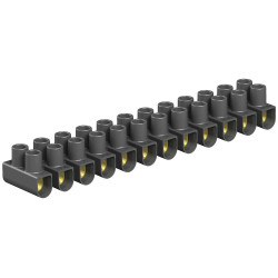 OBO Bettermann 2056089 Screw Terminal 12-Pin Black 10 pcs Steel Galvanised