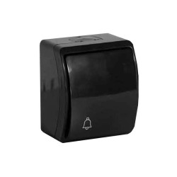 Włącznik dzwonkowy n/t 230V IP44 czarny VW-5 Koala / Lx15505