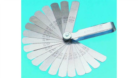 Szczelinomierz, 25-Płytkowy, Materiał: Stal, Rs Pro