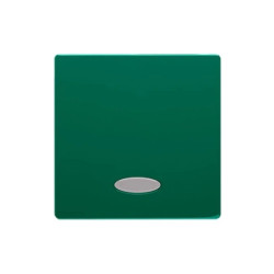 Simon Basic Klawisz pojedynczy z oczkiem do łączników/przycisków z podświetleniem zielony BMKW1L/33