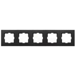 Panasonic NOVELLA Ramka 5-krotna czarna 92180655M