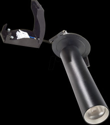 565409 Recessed ceiling light, slim, 5 W, DIM, 2700 K, black