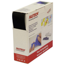 FASTECH B50-STD-H-999910 Loop Pad 10m x 50mm Sew-On Black Hook-and-Loop