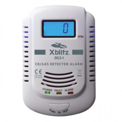 Czujnik czadu i gazu - Xblitz CO / GAS Alarm DG3-1