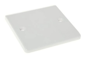 Mocowanie elektroinstalacyjne, kolor biały, 1-krotna, materiał UF, 85.6 x 85.6 x 7.4mm, RS PRO