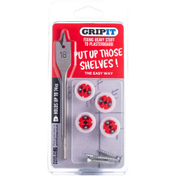 Gripit GPSHELFKIT Shelf Kit Clam Pack
