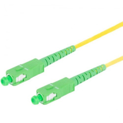 Patchcord światłowodowy FO SM SC/APC-SC/APC simplex 9/125 G.657A1 1m LANBERG