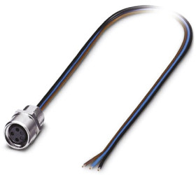 Złącze wielostykowe przemysłowe 3-pinowe M8 Montaż w przegrodzie Gniazdo Phoenix Contact