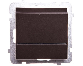 SONATA Łącznik hotelowy z podświetleniem czekoladowy metalik ŁP-15RS/m/40