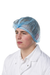 Siatka do włosów, typ: Czepek, Niebieski, zastosowanie: Przemysł spożywczy, Jednorazowe, Polipropylenowe, Jeden rozmiar