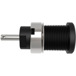 Sch&#xFC;tzinger DI SEB 6525 Ni/SW Safety Socket Black 1pc