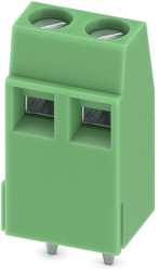 PCB terminal, 2 pole, pitch 5.08 mm, AWG 26-16, 13.5 A, screw connection, green, 1731828