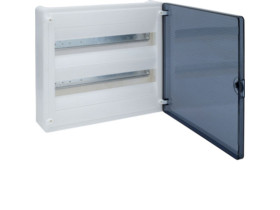 Rozdzielnica natynkowa 36 modułowa 2x18M drzwi transparentne IP40 golf VS218TD HAGER