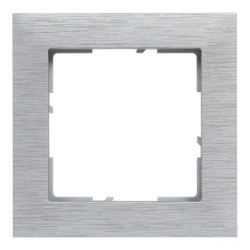 SUNO Ramka jednokrotna aluminium szczotkowane 721561