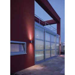 SLV 233114 Myra Outdoor Wall Light 70W GU10 IP55 Silver-Grey