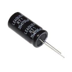 KONDENSATOR 4700uF 35V 105°C LEAGUER
