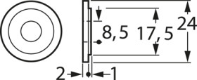 Insulating washer, I8-18