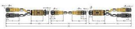 Turck 6631345 Rozdzielacz i adapter czujnika/aktuatora 0.15 m 1 szt.