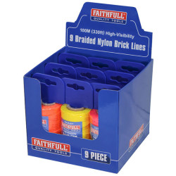 Faithfull FAIBLDISPCDU Brick Line Replacement Dispenser Reel CDU, 9 Piece