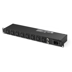 StarTech.com PDU08C13GB 8-Port Rack-Mount PDU with C13 Outlets - 16 A - 10 ft.