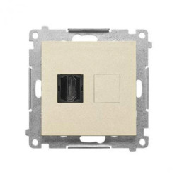 Simon 55 Gniazdo HDMI (moduł) Szampański mat TGHDMI.01/144