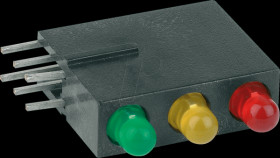 18.818.720 Traffic light LED module, Ø 3 mm, red/yellow/green