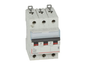 Wyłącznik nadprądowy C 50A 3P 6kA S 303 DX3 407864 LEGRAND
