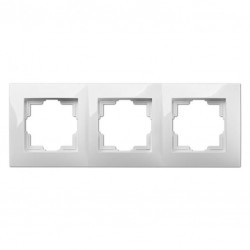 CARLA Ramka potrójna biała 1773‑00