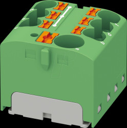 3273864 Distributor block PTFIX, 10/6x4, green