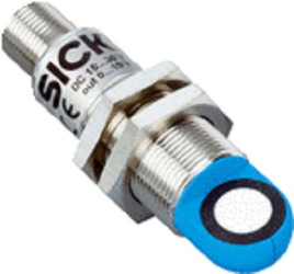 Czujnik zbliżeniowy M18 Ultradźwiękowy 1 m Sick 10 → 30 V DC długość 68.7mm Gwintowany