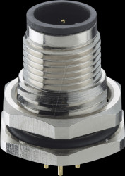 1231 04 T9CP Receptacle connector, M12, 4 pin, female