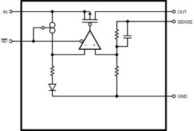 800-mA, low-dropout voltage regulator with enable