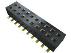 Gniazdo PCB 6 -pinowe 2 -rzędowe raster: 1.27mm Proste SMD