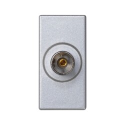 Płytka TV Simon K45 Aluminium 22.5x45mm