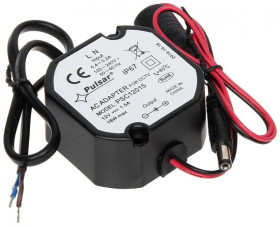 Zasilacz impulsowy 12V/1,5A/66mm IP67 PSC12015