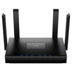 ROUTER WR3000 Wi-Fi 6 2.4 GHz, 5 GHz 574 Mb/s + 2402 Mb/s CUDY