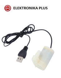 MINI POMPA DO WODY 5VDC 100l/h PIONOWA BIAŁA USB