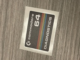 Commodore 64 and 128 diagnostics badge