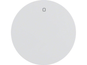 BERKER R.1/R.3 Klawisz z nadrukiem "0" do wyłącznika klawiszowego pojedyncze biały 16222089 HAGER