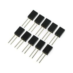 Gniazdo proste 1x2pin raster 2,54mm - pionowe długie - 10szt.