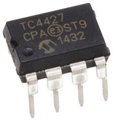 Sterownik bramki MOSFET 8-pinowy 1,5 A PDIP TC4427CPA CMOS, TTL 18V