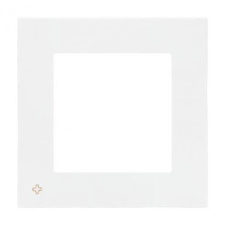 Simon 55 Ramka 1-krotna LINE Antybakteryjny biały mat TR1/AB111