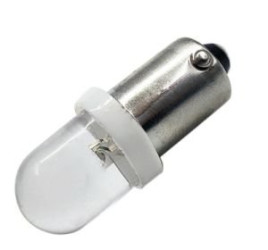 Żarówka biała BA9S, bagnet LED 3V wypukła