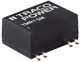 DC converter, 18-36 VDC, 1 W, 1 output, 5 VDC, 79 % efficiency, TMR 1-2411SM