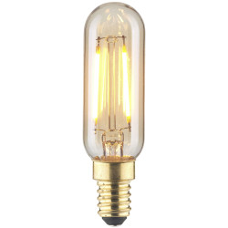 LightMe LM85050 LED Monochrome E14 Tube 2.5W Amber Nostalgic Glass