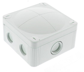 Cable junction box, no. of entries: 4, 4.0 mm², light gray, IP66/IP67, 10105595