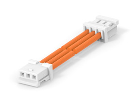 Kabel przewód-płytka, 300 V, raster: 2.5mm, 300mm, Pomarańczowy