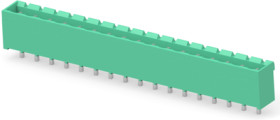 PCB terminal, 17 pole, pitch 5.08 mm, AWG 30-12, 15 A, pin, green, 1-796636-7