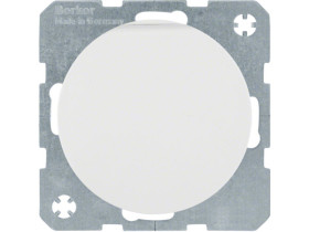 BERKER R.1/R.3 Gniazdo schuko z pokrywą biały połysk 47512089 HAGER