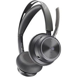 HP Poly 9T9J4AA#AC3 Voyager Focus 2 On-ear headset Bluetooth Black Noise cancel